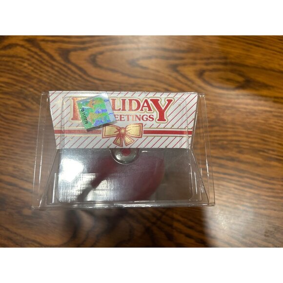 Christmas Kentucky Derby 131 Red Glass Ornament In Box Horse Race Limited Ed - Picture 3 of 4